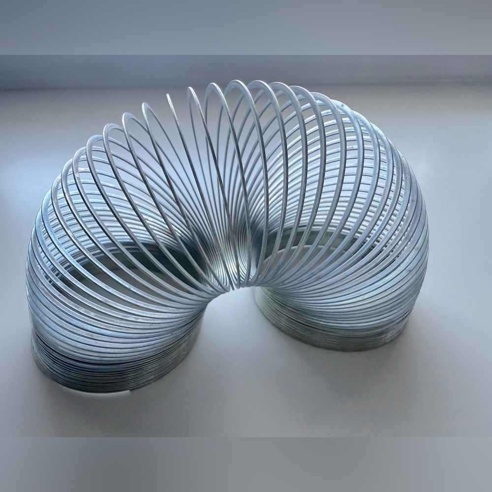 Vintage Original Silver Metal Slinky